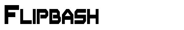 Flipbash font preview